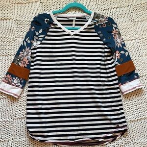 Matilda Jane girls 3/4 length 435 shirt, size 16